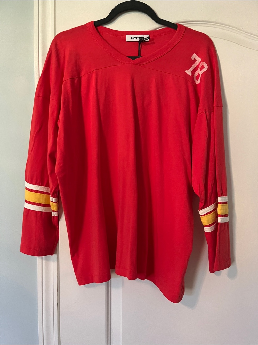 Daydreamer Red 78 Cotton Jersey Sz L/XL NWT - Picture 4 of 8